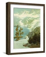 Lake George, Sierra Nevada-Elmer Wachtel-Framed Giclee Print