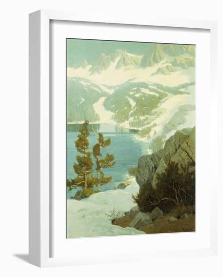 Lake George, Sierra Nevada-Elmer Wachtel-Framed Giclee Print