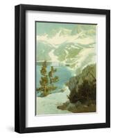 Lake George, Sierra Nevada-Elmer Wachtel-Framed Giclee Print