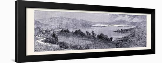 Lake George United States of America-null-Framed Giclee Print