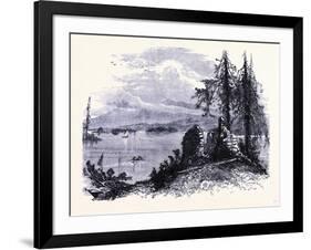 Lake George United States of America-null-Framed Giclee Print