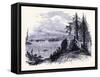 Lake George United States of America-null-Framed Stretched Canvas