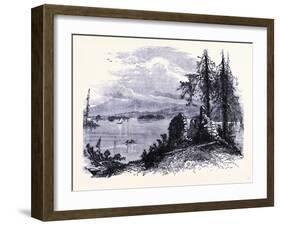 Lake George United States of America-null-Framed Giclee Print