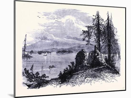 Lake George United States of America-null-Mounted Giclee Print