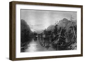 Lake George, USA-null-Framed Art Print