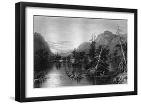 Lake George, USA-null-Framed Art Print