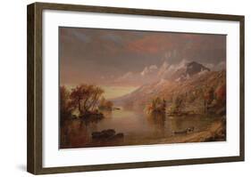 Lake George-Jasper Francis Cropsey-Framed Premium Giclee Print