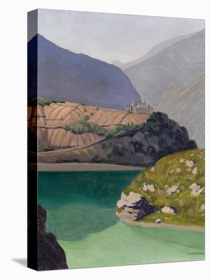 Lake Geronde, Sierre, 1919-Félix Vallotton-Stretched Canvas