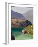 Lake Geronde, Sierre, 1919-Félix Vallotton-Framed Giclee Print