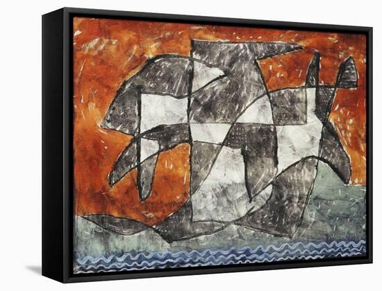 Lake Ghost-Paul Klee-Framed Stretched Canvas