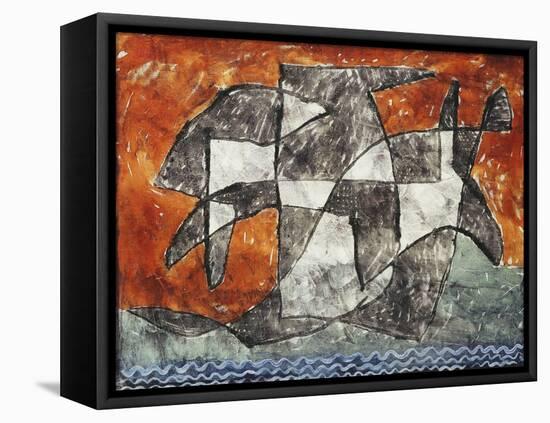 Lake Ghost-Paul Klee-Framed Stretched Canvas