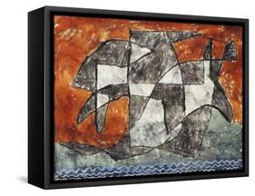 Lake Ghost-Paul Klee-Framed Stretched Canvas