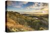 Lake Gormire and The Vale of York from Whitestone Cliffe, along The Cleveland Way, North Yorkshire,-John Potter-Stretched Canvas