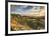 Lake Gormire and The Vale of York from Whitestone Cliffe, along The Cleveland Way, North Yorkshire,-John Potter-Framed Photographic Print