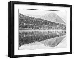 Lake Grasmere in the morning mist, Cumbria, UK-Nadia Isakova-Framed Photographic Print