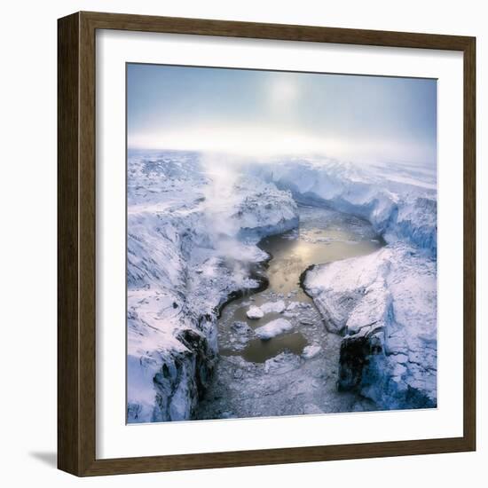 Lake Grimsvotn- The Gjalp Eruption in Vatnajokull Ice Cap, Iceland-null-Framed Photographic Print