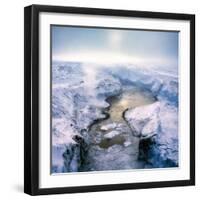 Lake Grimsvotn- The Gjalp Eruption in Vatnajokull Ice Cap, Iceland-null-Framed Photographic Print