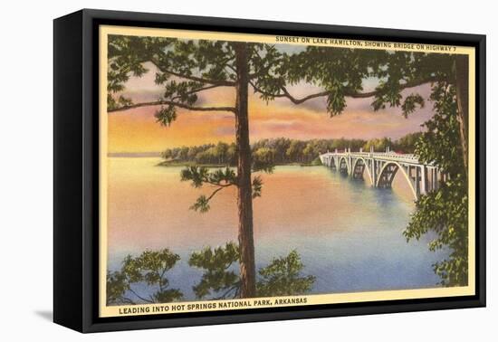 Lake Hamilton, Arkansas-null-Framed Stretched Canvas