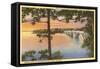 Lake Hamilton, Arkansas-null-Framed Stretched Canvas