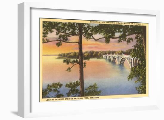 Lake Hamilton, Arkansas-null-Framed Art Print