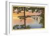 Lake Hamilton, Arkansas-null-Framed Art Print