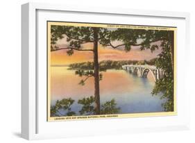 Lake Hamilton, Arkansas-null-Framed Art Print