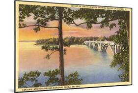 Lake Hamilton, Arkansas-null-Mounted Art Print