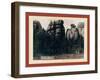 Lake Harney Peaks, Near Custer City, S.D. on B. and M. Ry-John C. H. Grabill-Framed Giclee Print