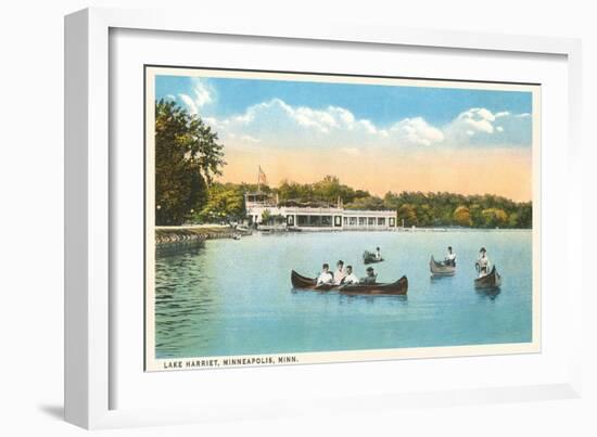 Lake Harriet, Minneapolis, Minnesota-null-Framed Art Print