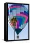 Lake Havasu Balloon Festival. Soaring Hot Air Balloon-Michael Qualls-Framed Stretched Canvas