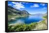 Lake Hawea, Haast Pass, South Island, New Zealand, Pacific-Michael Runkel-Framed Stretched Canvas