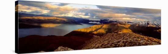 Lake Hawea, South Island, New Zealand-null-Stretched Canvas