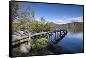 Lake Hayes, Wakatipu Basin in Central Otago, South Island, New Zealand-Ed Rhodes-Framed Stretched Canvas