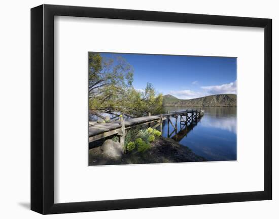 Lake Hayes, Wakatipu Basin in Central Otago, South Island, New Zealand-Ed Rhodes-Framed Photographic Print