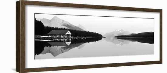 Lake High in the Mountains-Paula Sampaio-Framed Photographic Print