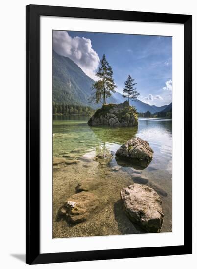 Lake Hintersee, Berchtesgadener Alpen, Bavaria, Germany, Europe-Stefan Schurr-Framed Photographic Print