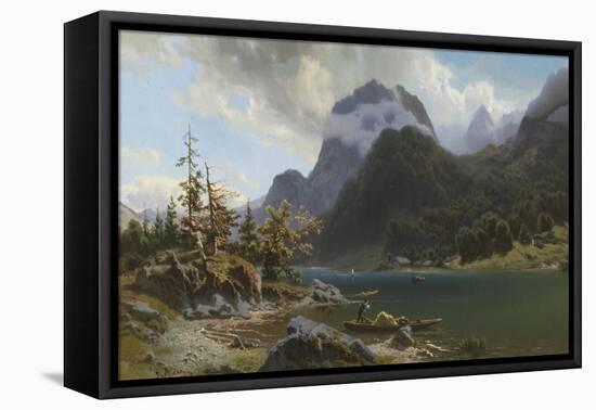 Lake Hintersee, Haute Bavaria-Francois Roffiaen-Framed Stretched Canvas