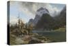 Lake Hintersee, Haute Bavaria-Francois Roffiaen-Stretched Canvas