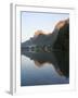 Lake Hintersee with Reiter Alpe Mountain chain, Bavaria, Germany.-Martin Zwick-Framed Photographic Print