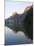 Lake Hintersee with Reiter Alpe Mountain chain, Bavaria, Germany.-Martin Zwick-Mounted Photographic Print