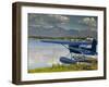 Lake Hood Air Harbor, Anchorage, Alaska-Walter Bibikow-Framed Premium Photographic Print