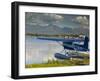 Lake Hood Air Harbor, Anchorage, Alaska-Walter Bibikow-Framed Premium Photographic Print