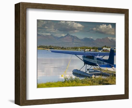 Lake Hood Air Harbor, Anchorage, Alaska-Walter Bibikow-Framed Photographic Print