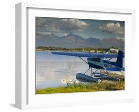 Lake Hood Air Harbor, Anchorage, Alaska-Walter Bibikow-Framed Photographic Print