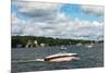 Lake Hopatcong, New Jersey - Boats on the Lake-Lantern Press-Mounted Premium Giclee Print