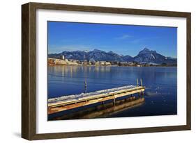 Lake Hopfensee, Hopfen am See, Allgau, Bavaria, Germany, Europe-Hans-Peter Merten-Framed Photographic Print