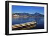 Lake Hopfensee, Hopfen am See, Allgau, Bavaria, Germany, Europe-Hans-Peter Merten-Framed Photographic Print