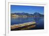 Lake Hopfensee, Hopfen am See, Allgau, Bavaria, Germany, Europe-Hans-Peter Merten-Framed Photographic Print