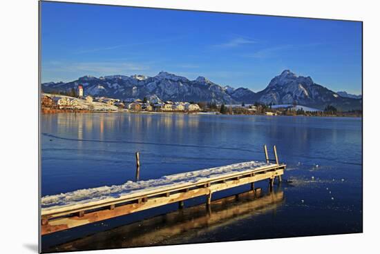 Lake Hopfensee, Hopfen am See, Allgau, Bavaria, Germany, Europe-Hans-Peter Merten-Mounted Photographic Print