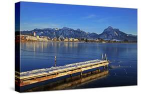 Lake Hopfensee, Hopfen am See, Allgau, Bavaria, Germany, Europe-Hans-Peter Merten-Stretched Canvas